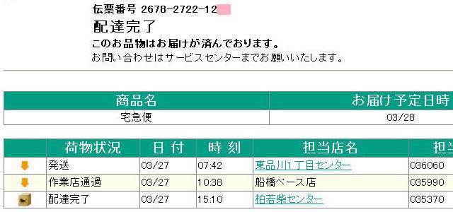 はこBOON当日配達